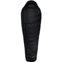 Grüezi bag Biopod DownWool Subzero 185 Black Edition 200 x 77cm für Körpergröße 150-175 cm, Tkomf 2°C/Tlim -4°C Packmaß 19x19 cm von Grüezi bag