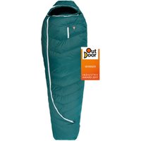 Grüezi bag Biopod DownWool Subzero 200 Allround-Schlafsack Winter/Herbst, 230x85x55cm, bis Körpergröße 200cm, Tkomf 2°C/Tlim -4°C, Packmaß Ø 22 x 25cm von Grüezi bag