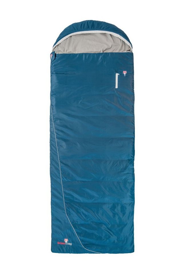 Grüezi bag Mumienschlafsack Mikrofaser, Cloud Cotton Comfort Links, Körpergröße 160-191cm, 1600g von Grüezi bag