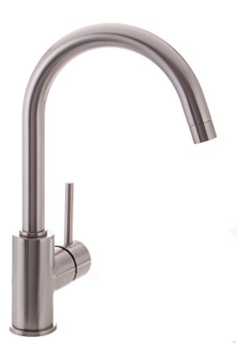 Grünblatt Niederdruck Küchenarmaturen Einhebelmischer Wasserhahn (3-Nickel-genürstet) von Grünblatt