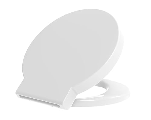 Grünblatt WC Sitz passend für Duravit Toilette Starck 1, Absenkautomatik und abnehmbar zur Reinigung, Duroplast, weiß von Grünblatt