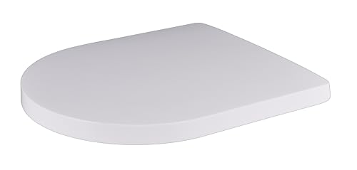 Grünblatt WC Sitz 515502 passend für Duravit Toilette ME by Starck compact, Absenkautomatik und abnehmbar zur Reinigung, Duroplast, weiß von Grünblatt