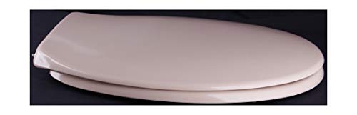 Grünblatt WC Sitz Klassik Design Toilettendeckel oval Klodeckel mit Quick-Release-Funktion und Geräuschlose Absenkautomatik Antibakterielle Duroplast (Beige) von Grünblatt