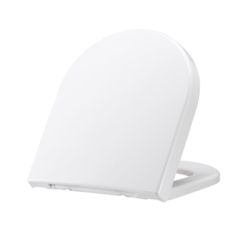Grünblatt WC Sitz passend für Villeory & Boch Toilette Subway Absenkautomatik und abnehmbar zur Reinigung, Duroplast, weiß (passend zu Subway 2.0) von Grünblatt
