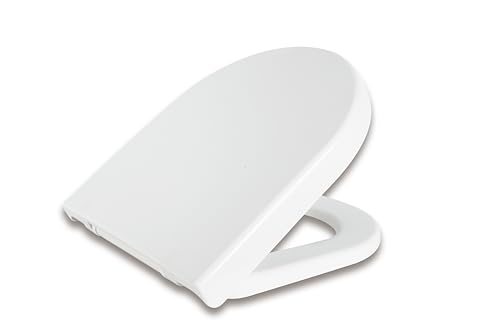 Grünblatt WC Sitz 515200 passend für Villeory & Boch Toilette Subway Absenkautomatik und abnehmbar zur Reinigung, Material Duroplast, weiß (passend zu Subway 1.0) von Grünblatt