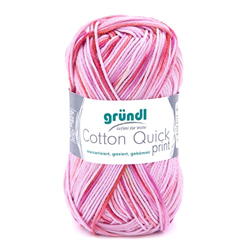 Cotton Quick print Gründl Wolle 100 % Baumwolle 50 g Farbe 196 Cotton Quick print Gründl Wolle 100 % Baumwolle 50 g Farbe 196 von Gründl