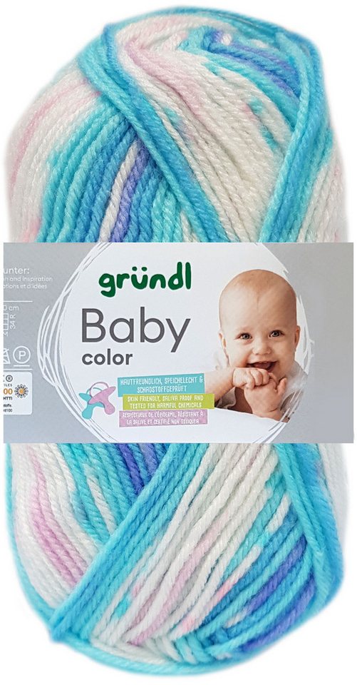 Gründl 50 Gramm Gründl Baby Color Bastelgarn von Gründl