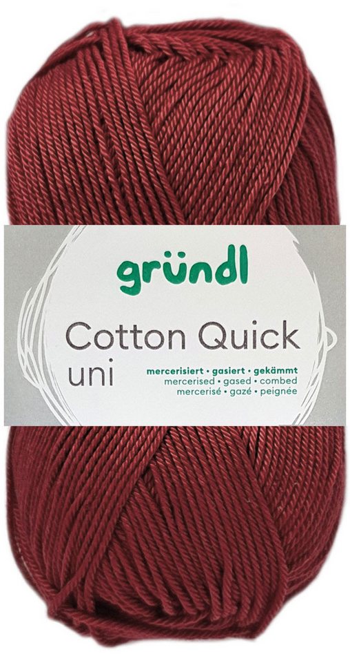 Gründl 50 Gramm Gründl Wolle Cotton Quick Uni Farbauswahl Häkelwolle Gründl 50 Gramm Gründl Wolle Cotton Quick Uni Farbauswahl Häkelwolle von Gründl