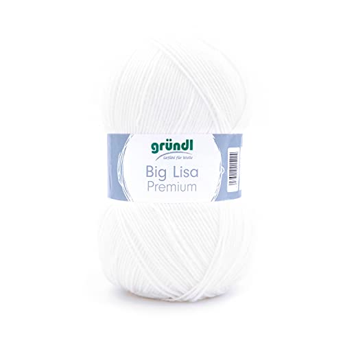 Gründl Big Lisa Premium, 250 g, 665 m Weiß Weiß von Gründl