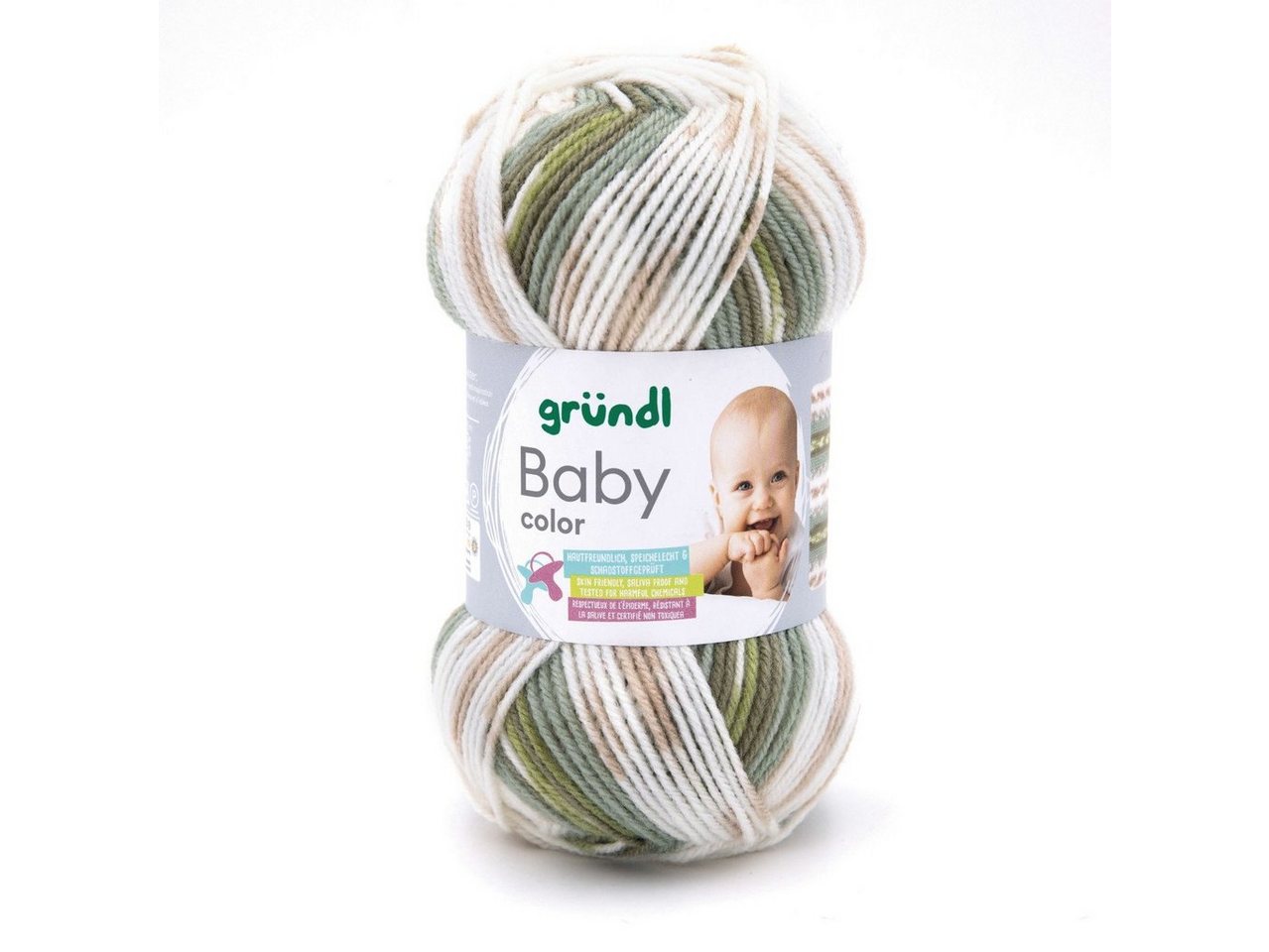 Gründl Gründl Wolle Baby color 50 g olive natur jade grau Häkelwolle Gründl Gründl Wolle Baby color 50 g olive natur jade grau Häkelwolle von Gründl