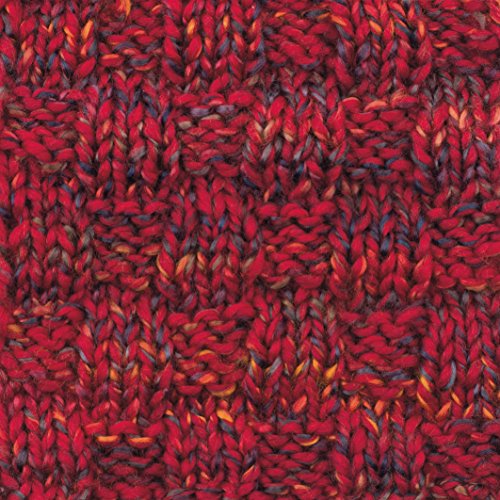 Grundl Alaska Print Wolle, 80% Polyacryl / 20% Wolle Farbe 04 Rot Blau von Grundl