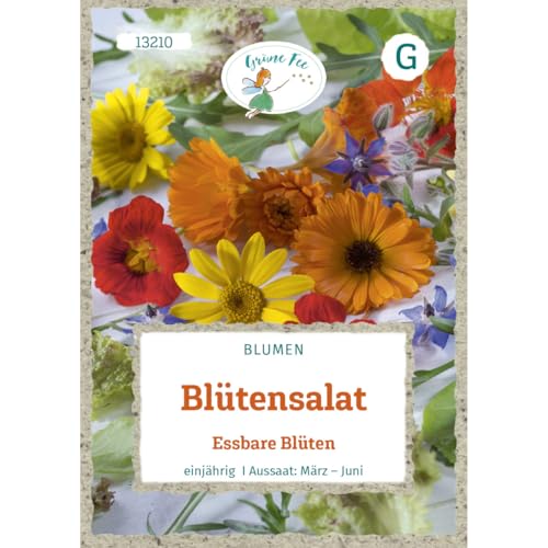 Grüne Fee - Blütensalat Essbare Blüten Blumenmischung Samen - 13210 Grüne Fee - Blütensalat Essbare Blüten Blumenmischung Samen - 13210 von Grüne Fee
