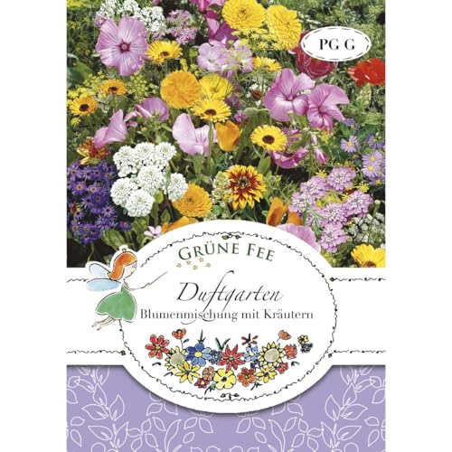 Grüne Fee - Duftgarten Blumenmischung mit Kräutern Samen - 13243 von Grüne Fee