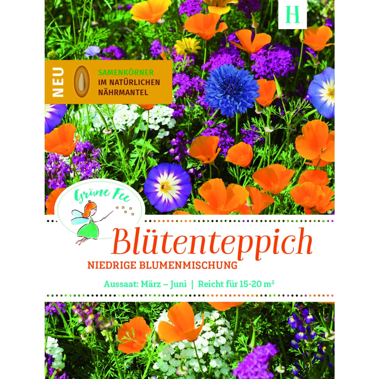 Grüne Fee Easyseed Streuschachtel Blumenmischung Niedrige Blumenmischung Grüne Fee Easyseed Streuschachtel Blumenmischung Niedrige Blumenmischung von Grüne Fee