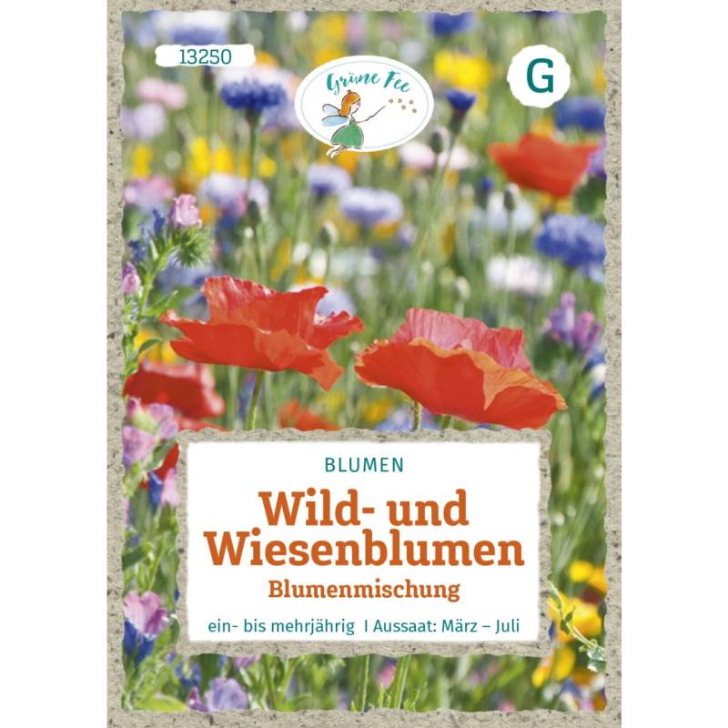 Grüne Fee Wild- Und Wiesenblumen Blumenmischung Ohne Gräser Saatgut von Grüne Fee