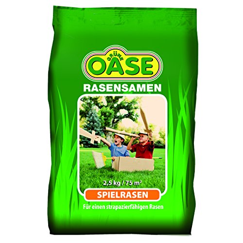 Grüne Oase Rasensamen GO-110 Spielrasen 2,5 kg, grün von Grüne Oase