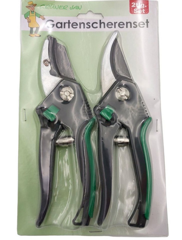 Grüner Jan Grasschere Gartenscheren 2er-Set grün Blumenschere Ambossschere Floristenschere Grüner Jan Grasschere Gartenscheren 2er-Set grün Blumenschere Ambossschere Floristenschere von Grüner Jan