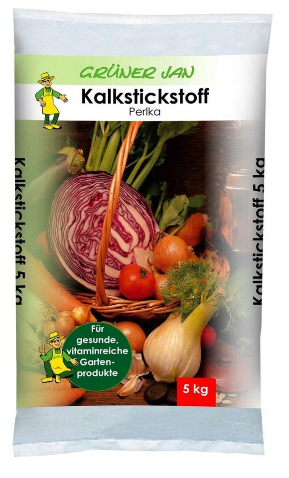 Grüner Jan Pflanzendünger Kalkstickstoffdünger 5kg Kalk Stickstoff Spezialdünger Nährstoffdünger von Grüner Jan