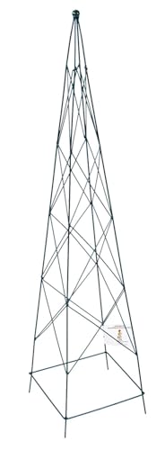 Grüner Jan Metall Rankhilfe für Kübelpflanzen Pyramide 90cm Spalier Rankgitter Rankgestell von Grüner Jan