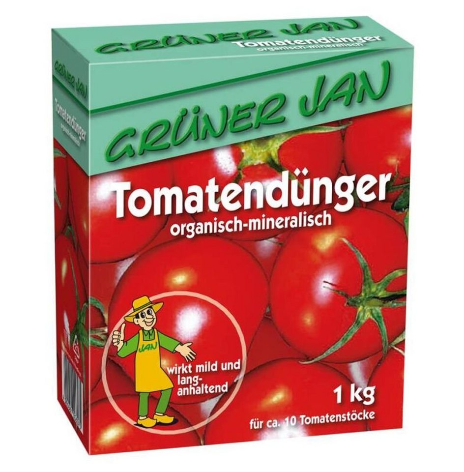 Grüner Jan Pflanzendünger 10x1kg Grüner Jan Tomatendünger organisch-mineralisch mild & anhaltend von Grüner Jan