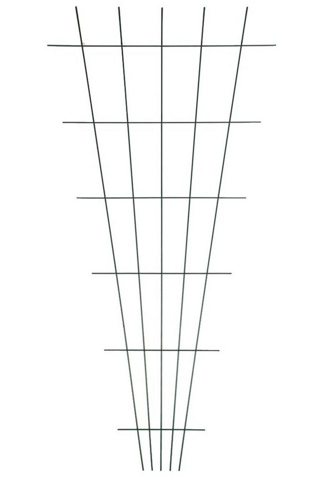 Grüner Jan Rankhilfe Blumenspalier 75x150cm Fächerform Rankgitter Rankhilfe Rosengitter Pfl von Grüner Jan