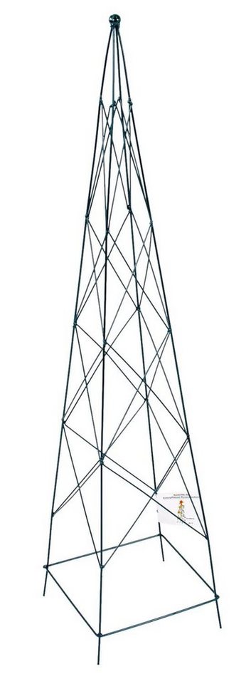 Grüner Jan Rankhilfe Metall Rankhilfe für Kübelpflanzen Pyramide 90cm Spalier Rankgitter Ra von Grüner Jan