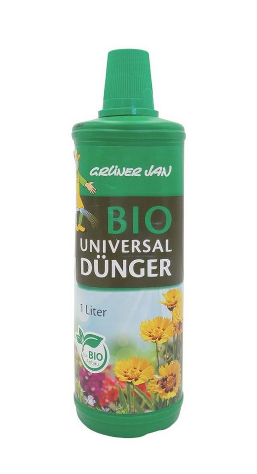 Grüner Jan Spezialdünger BIO-Universaldünger 1 Liter Spezialdünger Blumendünger Pflanzendünger von Grüner Jan