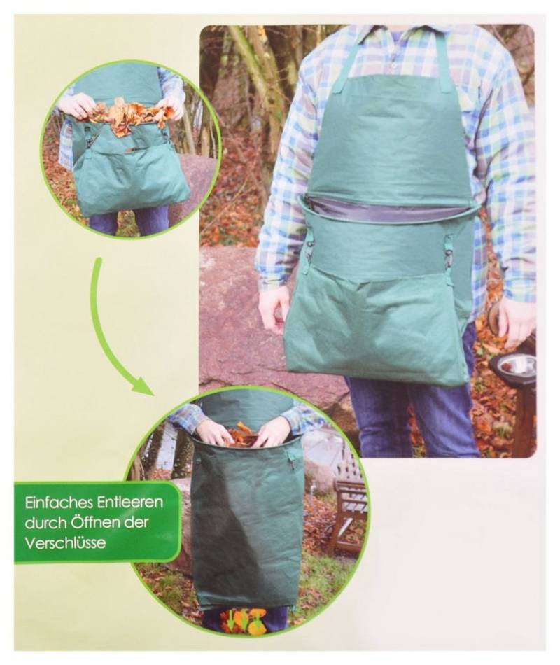 Grüner Jan Umhängeschürze Grüner Jan Gartenschürze mit integriertem Abfallsack Gartenarbeit Beet von Grüner Jan
