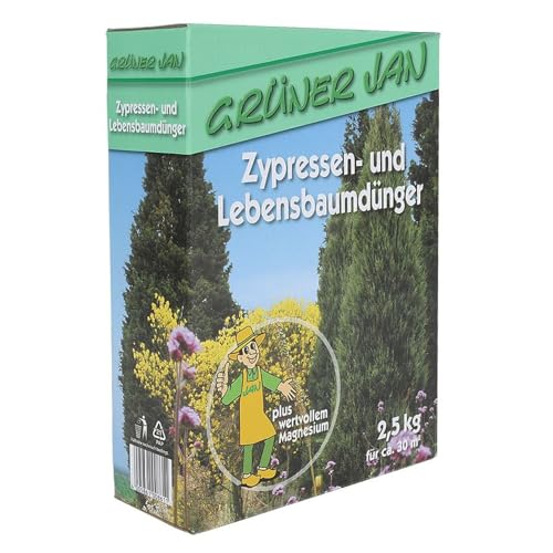 Grüner Jan Zypressen- und Lebensbaumdünger 2,5 kg von Grüner Jan