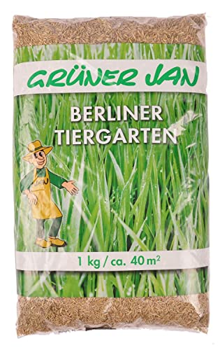Rasensamen Berliner Tiergarten 1 Kg Saatmischung Rasenmischung Rasensaat Rasen von Grüner Jan