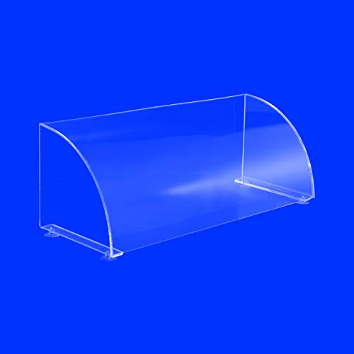 Original Grünke Spuckschutz Thekenaufsatz Viertelkreis Nr. 6 (Breite: 100cm) Hustenschutz Greifschutz Niesschutz von Grünke