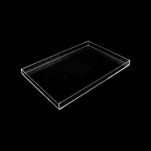 Grünke Acrylglas Deko Tablett Wanne (farblos klar, 40cm x 60cm) von Grünke