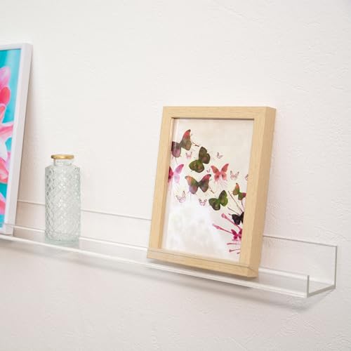 Grünke Galerieboard aus Acrylglas 100cm Transparent Breite Bilderleiste Fotoleiste Wandregal Grünke Galerieboard aus Acrylglas 100cm Transparent Breite Bilderleiste Fotoleiste Wandregal von Grünke