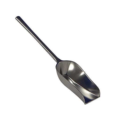 Grünke Langstiel Bonbonschaufel aus Alu 285 mm - Schaufel - Abwiegeschaufel Volumen 100g 0,1L von Grünke