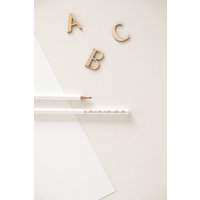 Bleistift Zur Einschulung | Mit Spruch Endlich Schulkind Geschenk Zum Schulstart Schreibkram Weiß Quote Geschenkidee von GruenwaldDesign