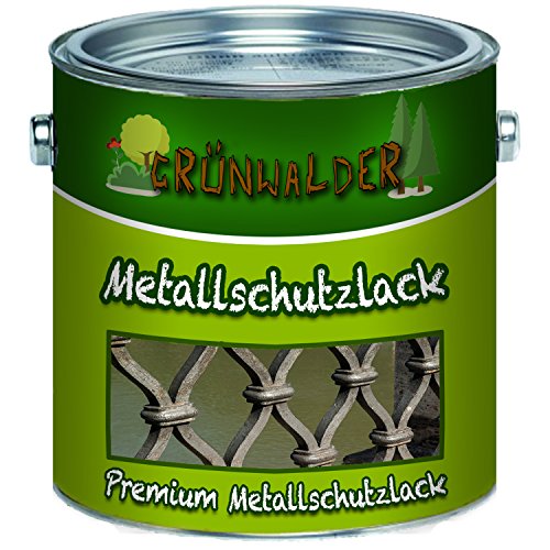 Grünwalder Metallschutzfarbe premium Metallschutzlack schnelltrocknend und leicht zu verarbeiten - TOP! (1 L, Anthrazitgrau (RAL 7016)) von Grünwalder