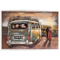 Metallbild Sunset Am Strand ; 3D-Optik; Handgemacht; Gemälde 120cm X80cm Metallbild Sunset Am Strand ; 3D-Optik; Handgemacht; Gemälde 120cm X80cm von GruenzimmerGmbH