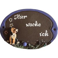 Wiese Mit Hund Wiese Mit Hund von GrunauKunstgewerbe