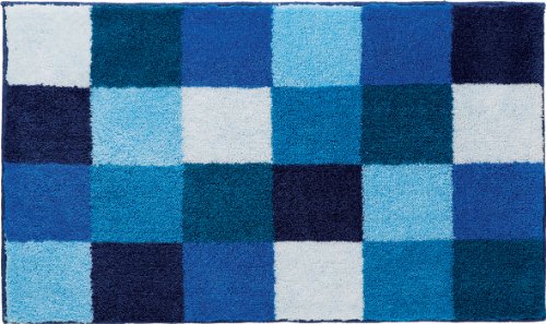 Grund 349631247 Badteppich Bona, 80 x 150 cm, blau von Grund