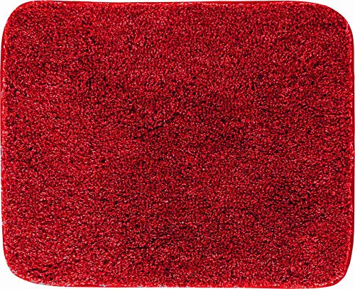 Grund Melange Badteppich, Acryl, Rubinrot, 50 x 60 cm von Grund