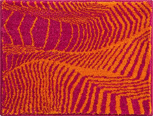 Grund KARIM RASHID Exklusiver Designer Badteppich 100% Polyacryl, ultra soft, rutschfest, ÖKO-TEX-zertifiziert, 5 Jahre Garantie, KARIM 13, WC-Vorlage o.A. 50x65 cm, orange Grund KARIM RASHID Exklusiver Designer Badteppich 100% Polyacryl, ultra soft, rutschfest, ÖKO-TEX-zertifiziert, 5 Jahre Garantie, KARIM 13, WC-Vorlage o.A. 50x65 cm, orange von Grund