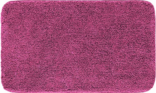 Grund Melange Badteppich, Acryl, Beere, 60 x 100 cm von Grund