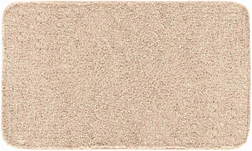 Grund Melange Badteppich, Acryl, Beige, 50 x 80 cm von Grund