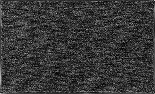 Grund Mirage Badteppich, Polyester, Anthrazit, 60 x 100 cm von Grund