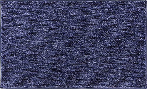 Grund Mirage Badteppich, Polyester, Blau, 60 x 100 cm von Grund