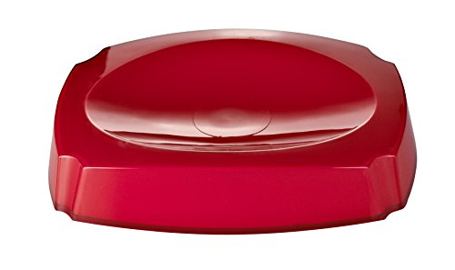 Grund NEON Seifenschale 14,4x10,4x3 cm rot Accessoires, Acryl, 4 x 10,4 x 3 cm von Grund