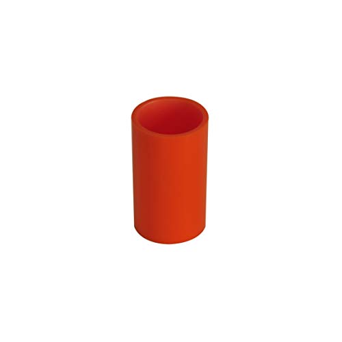 Grund Piccolo Becher 7,1x7,1x12,3 cm orange Accessoires, 100% Polyresin, 7,1 x 7,1 x 12,3 cm von Grund
