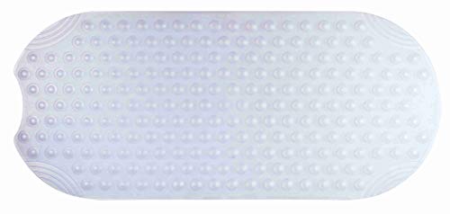 Grund SICURE Wanneneinlage, 100% Synthetischer Kautschuk, PVC-Frei, transparent, 38 x 89 cm von Grund