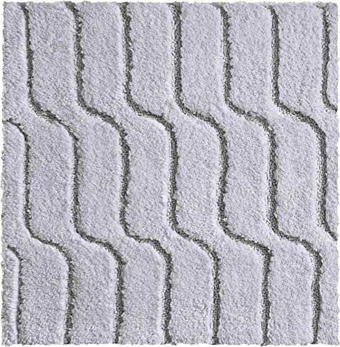 Grund Vogue Badteppich, Baumwolle, Grau, 60 x 60 cm von Grund