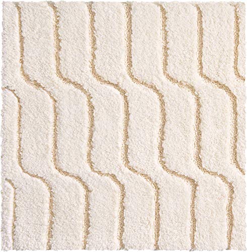 Grund Vogue Badteppich, Baumwolle, Natur, 60 x 60 cm von Grund